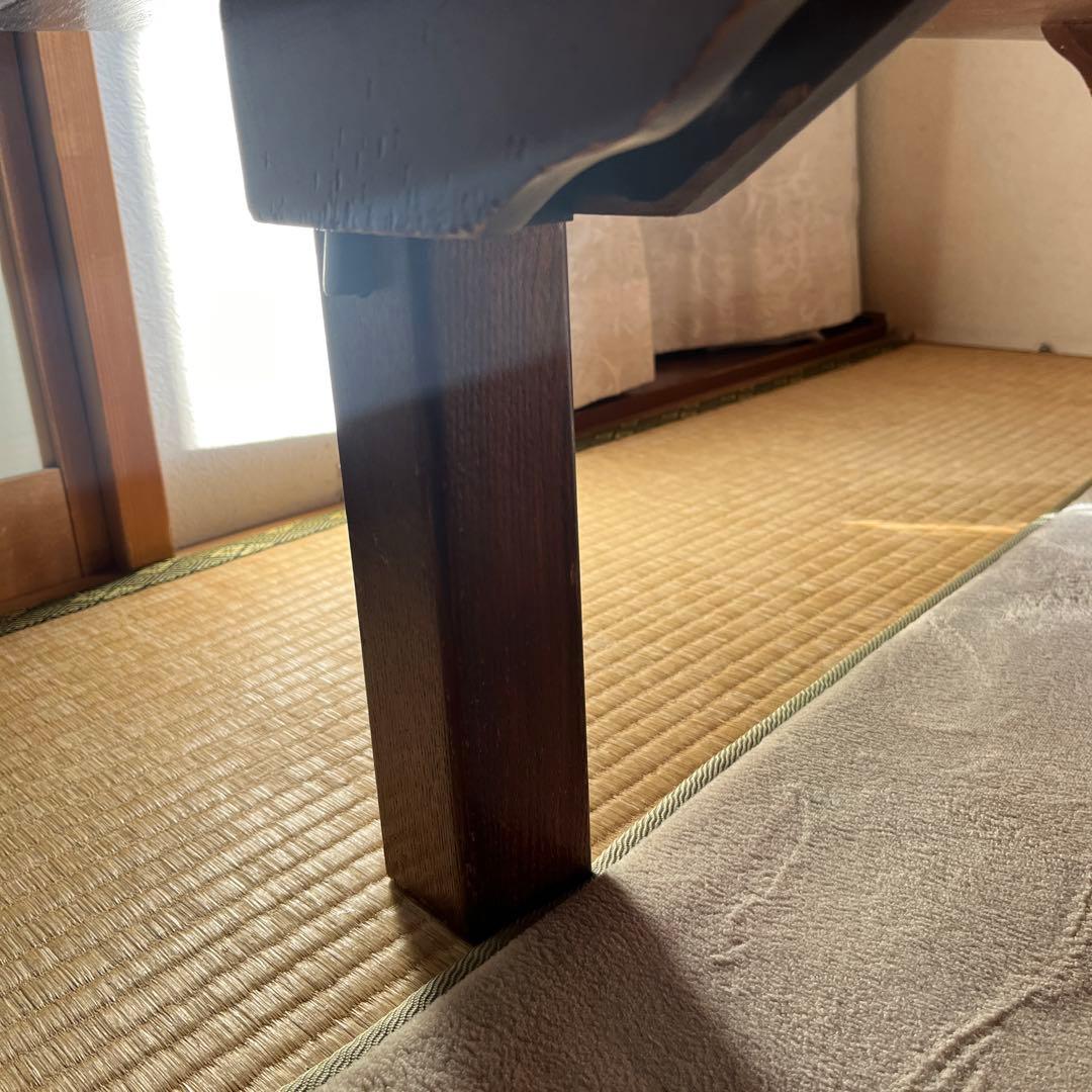 ちゃぶ台 昭和 レトロ アンティーク 長方形 座卓