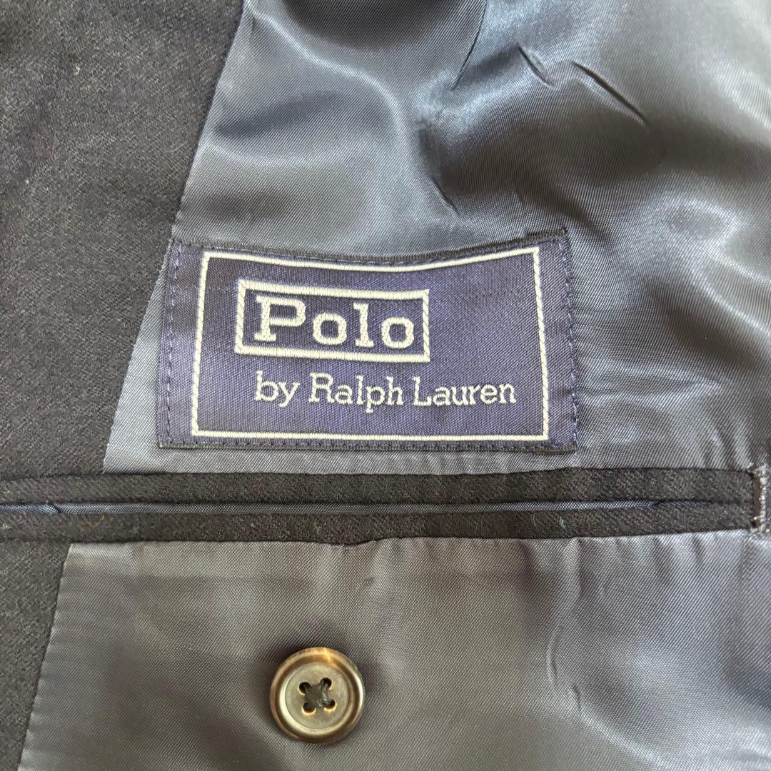 ✨️美品✨️ ポロラルフローレン テーラードジャケット 金ボタン ネイビー L