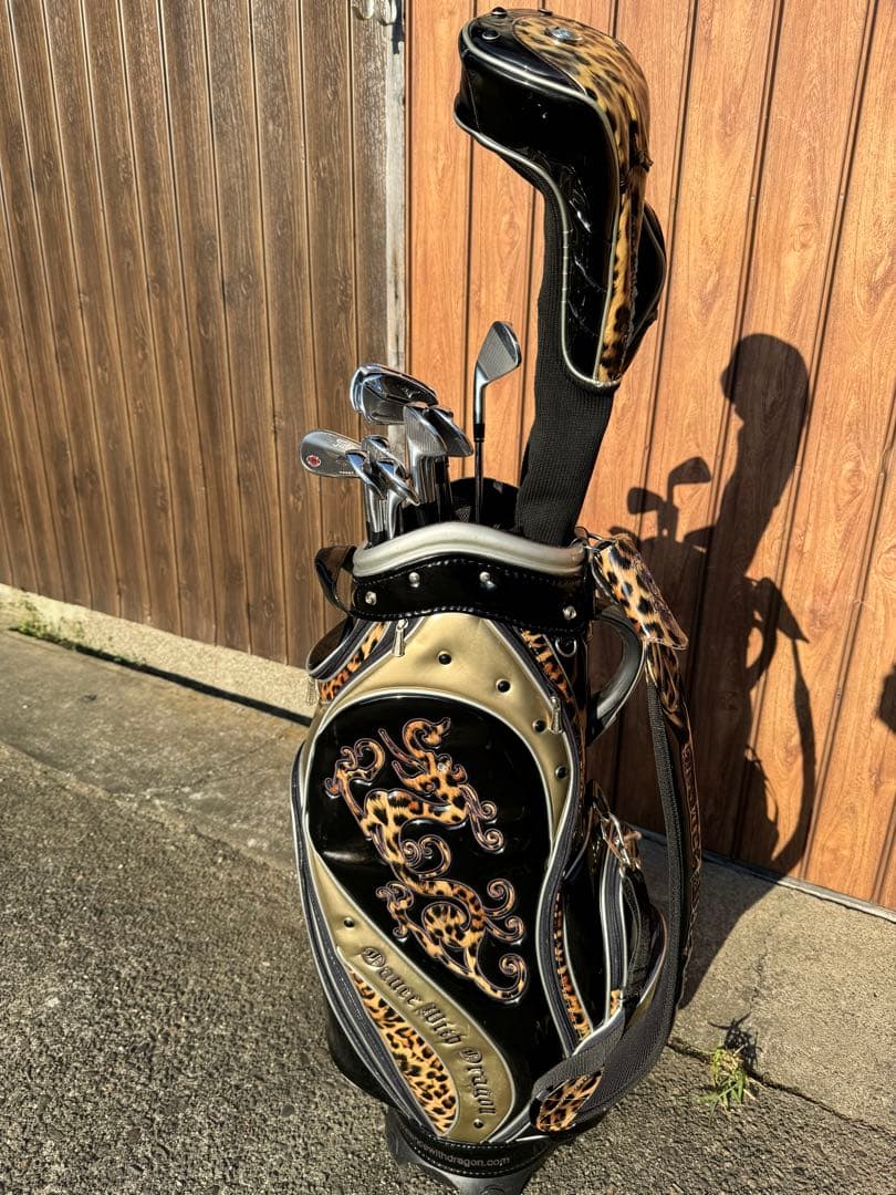 ダンスウィズドラゴン キャディバック ヒョウ柄 - メルカリ