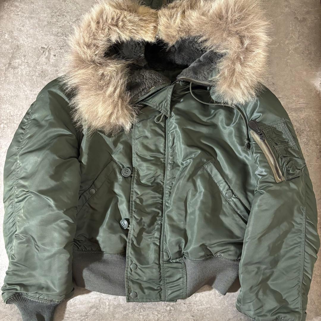 良コンディション 60s USAF N-2B N2B フライトジャケット 黒タグ