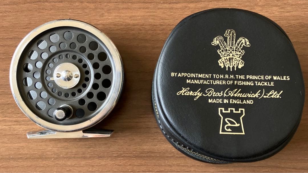 美品 Hardy Bros Marquis #5 フライリール ケース付き