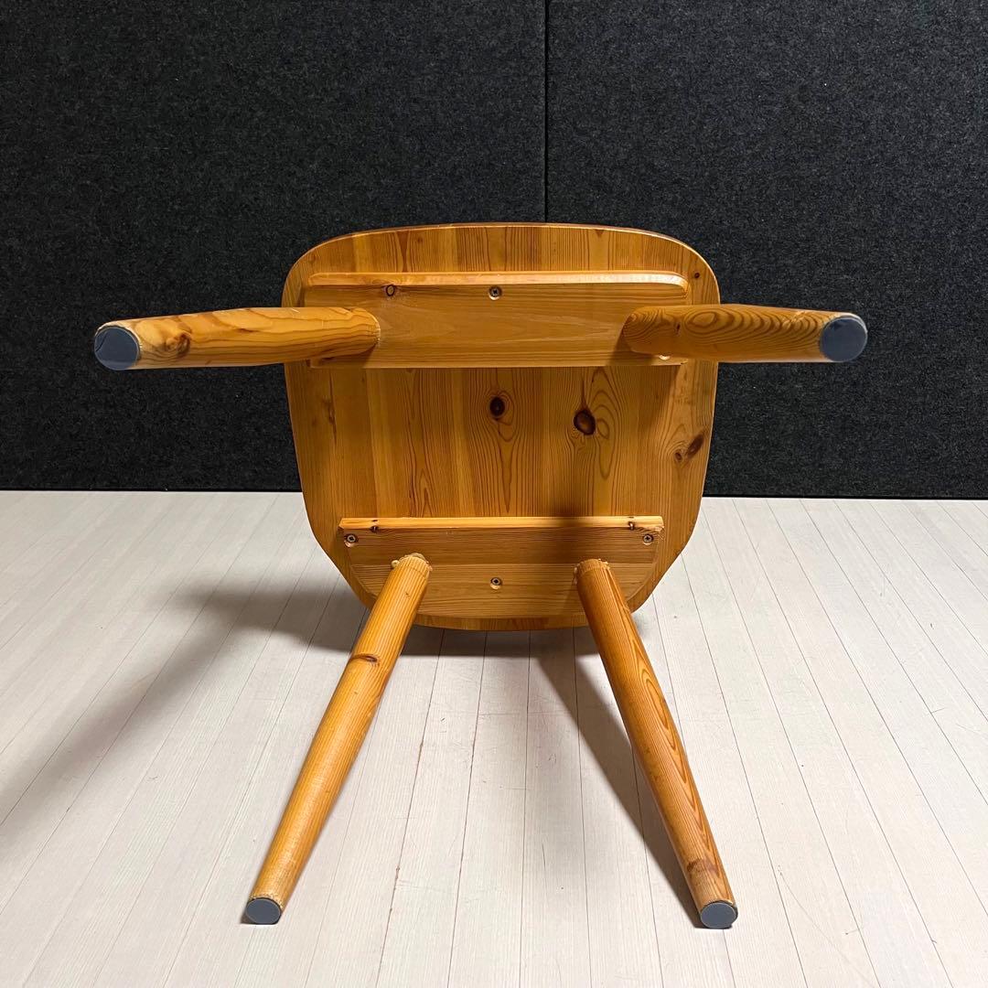 カントリーチェア　ダイニングチェア　パイン材　アンティーク　ヴィンテージ　木製