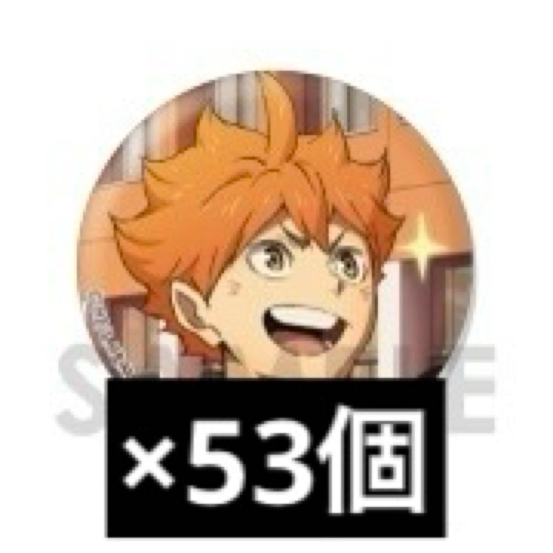 ハイキュー 日向翔陽 OFD 缶バッジ 53点