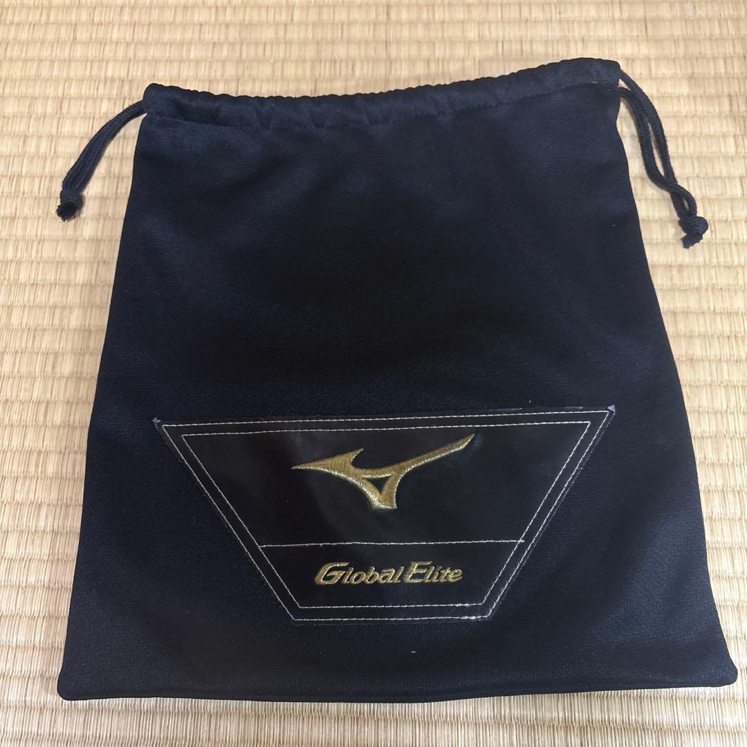 Mizuno Global Elite 軟式グローブ 内野手用 オレンジ 袋付き