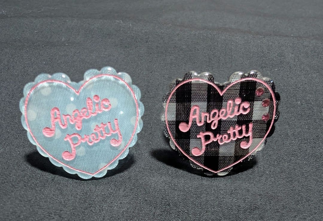 AngelicPretty ラブハートシリーズリング2点セット 在庫 処分