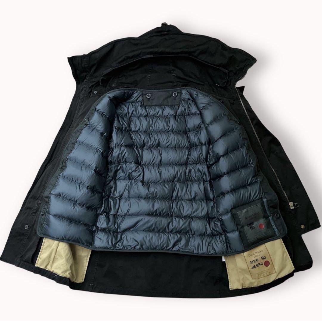 Ten c テンシー Deck Parka 50 黒 ダウンライナー付 OJJ