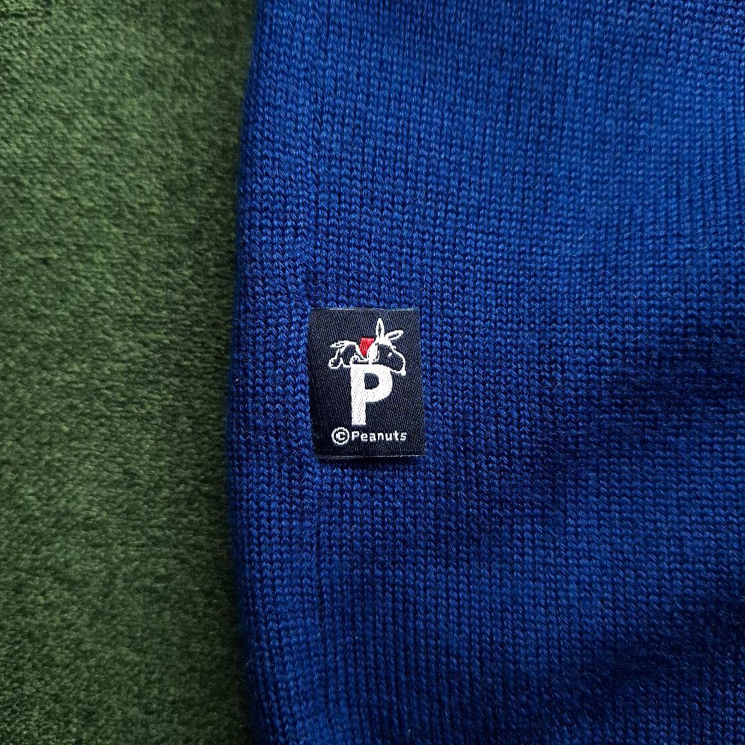 【極美品】PEARLY GATES スヌーピー ゴルフ ニットセーター 紺 M