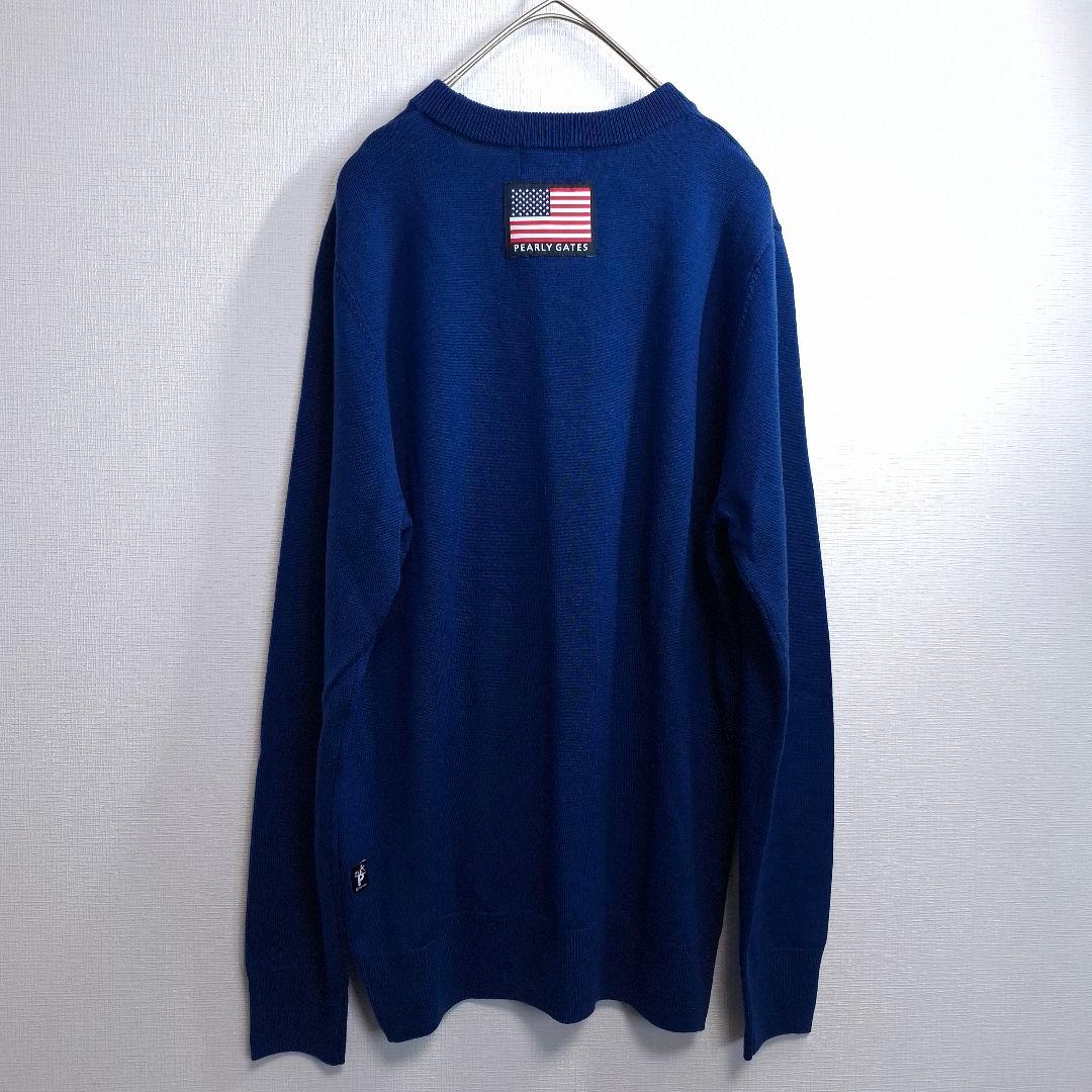 【極美品】PEARLY GATES スヌーピー ゴルフ ニットセーター 紺 M
