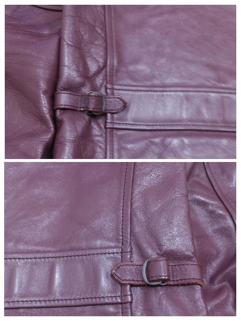 アディクトクローズ ライダースジャケット ホースハイド 34 男女兼用