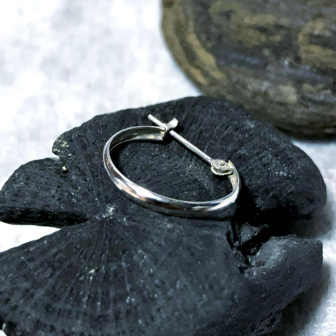 純プラチナ Pt999フープピアス 片耳