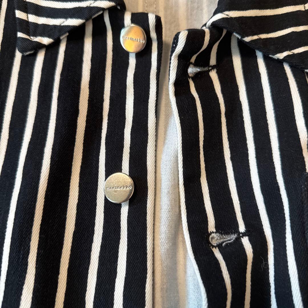ストライプデザインコットンジャケット　マリメッコ　marimekko ピッコロ