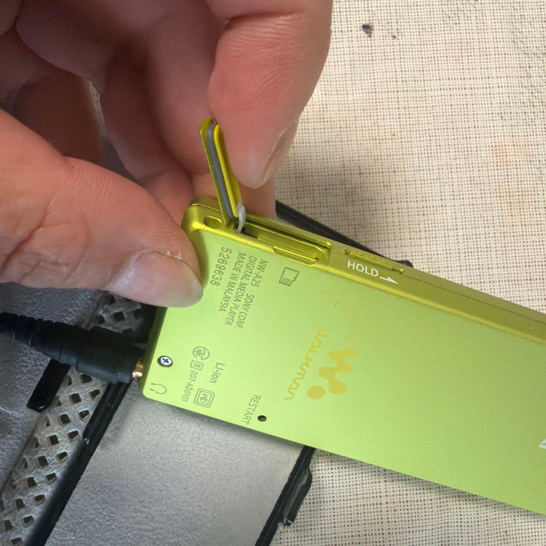 SONY WALKMAN NW-A20 S series ライムイエロー