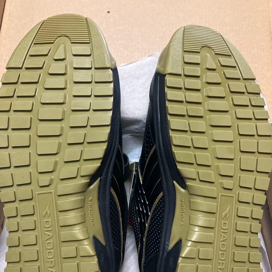 DIADORA ベルクロ安全靴 26.5cm ブラック/レッド