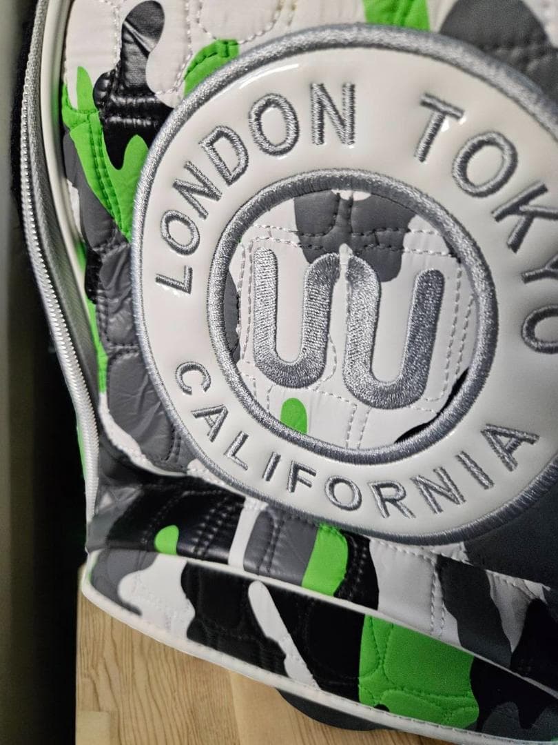 新品未使用 OUUL ワニ柄カモフラージュ ゴルフバッグGREEN