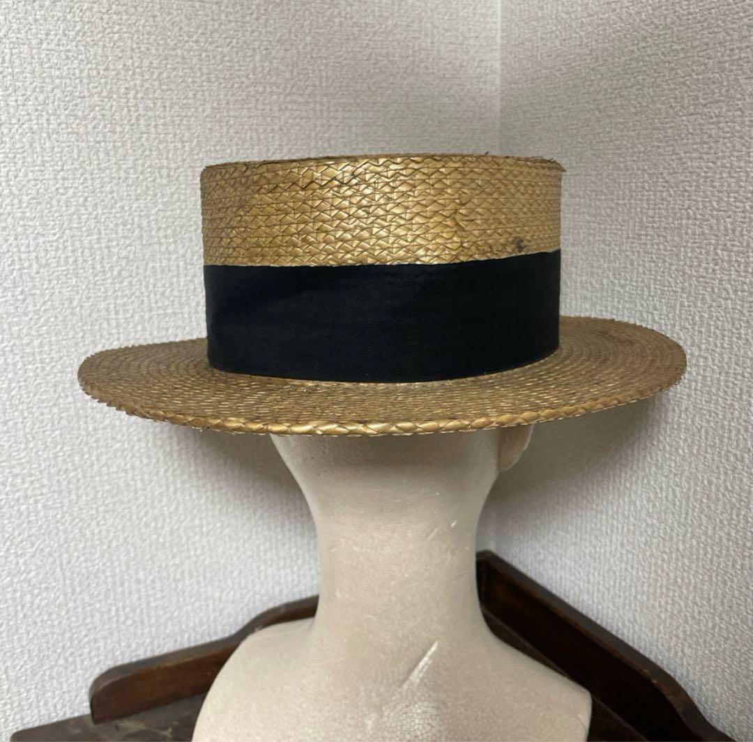戦前　カンカン帽　麦わら帽子