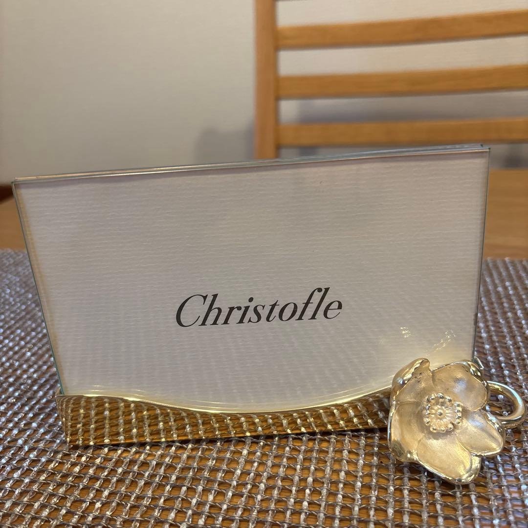 クリストフル ベルエポック Chrirtofle フォトスタンド - メルカリ