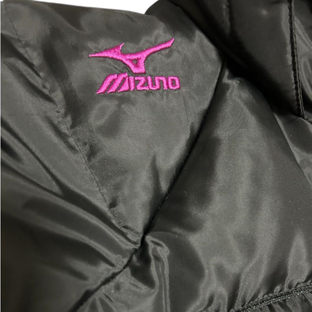 【お値下げしました】美品⭐︎ミズノ MIZUNO ベンチコートM ブラック/ピンク