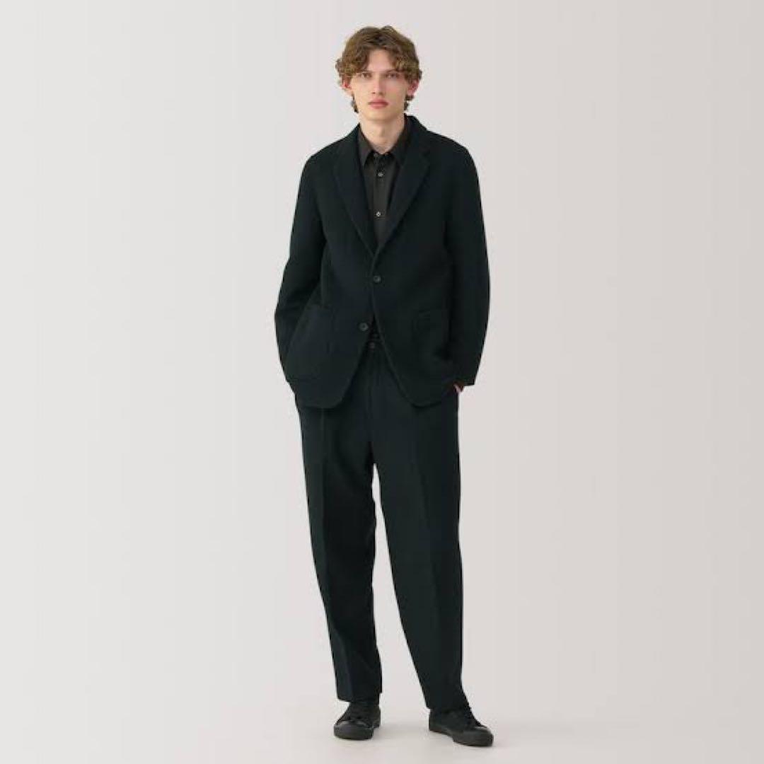 muji labo カシミヤ混タックパンツ - メルカリ