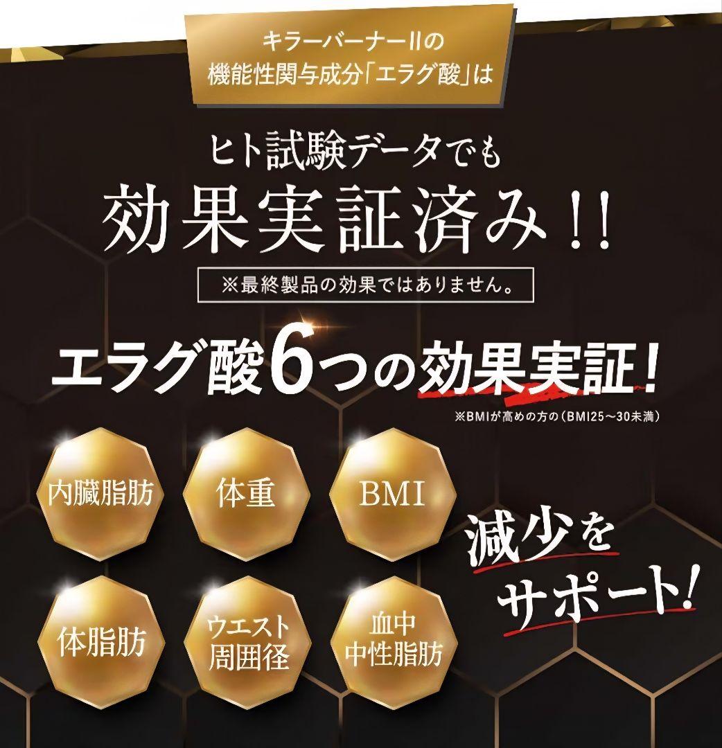 KILLER BURNERII ダイエットサプリ 90粒×2袋