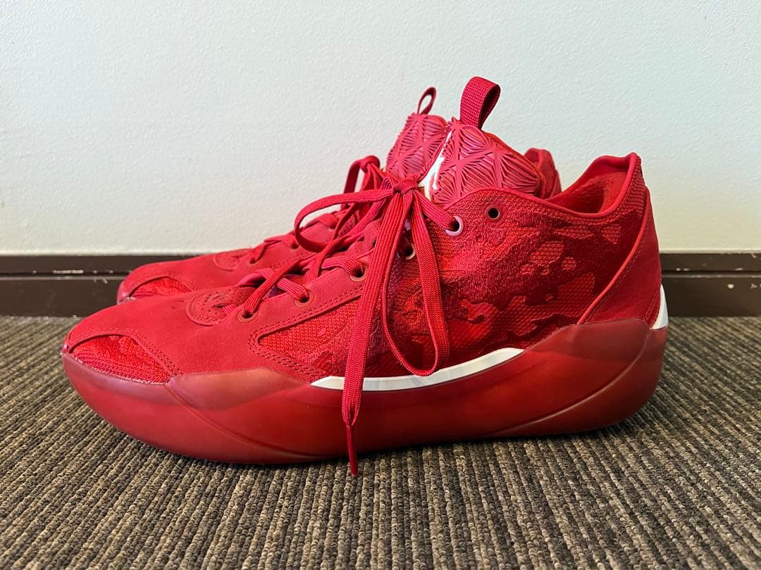 美品NIKE AIR JORDAN 39レッド 30cm★ザムスト インソール付