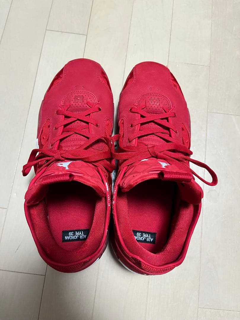 美品NIKE AIR JORDAN 39レッド 30cm★ザムスト インソール付