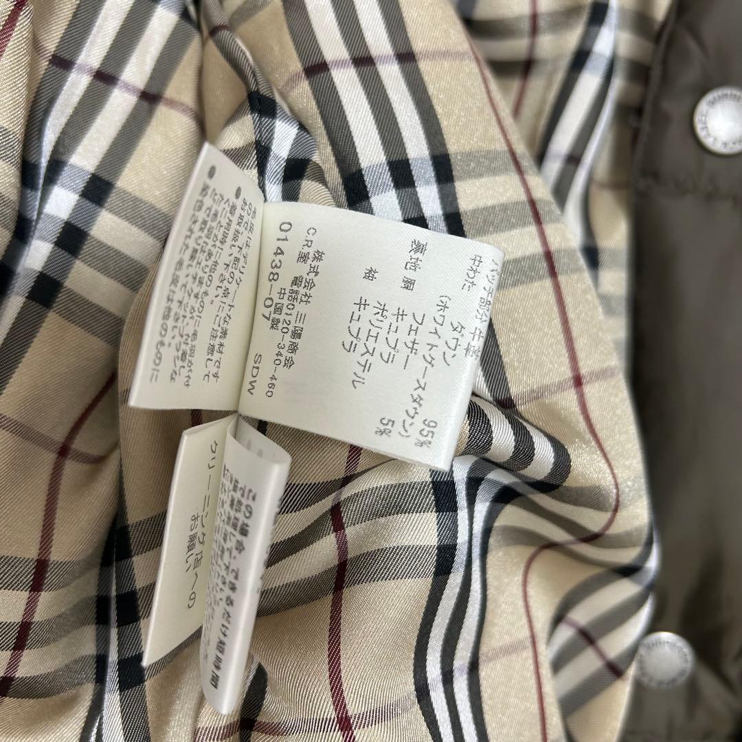 【美品】BURBERRY BLACK LABEL ダウンジャケット　M