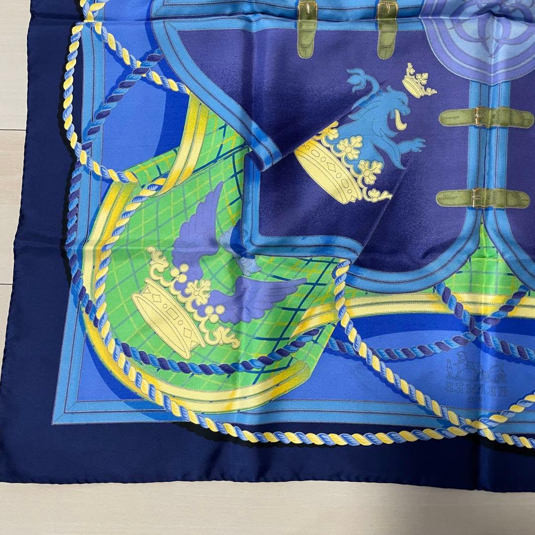 エルメス カレ 90 GRANDE TENUE 馬の礼装 大判スカーフ