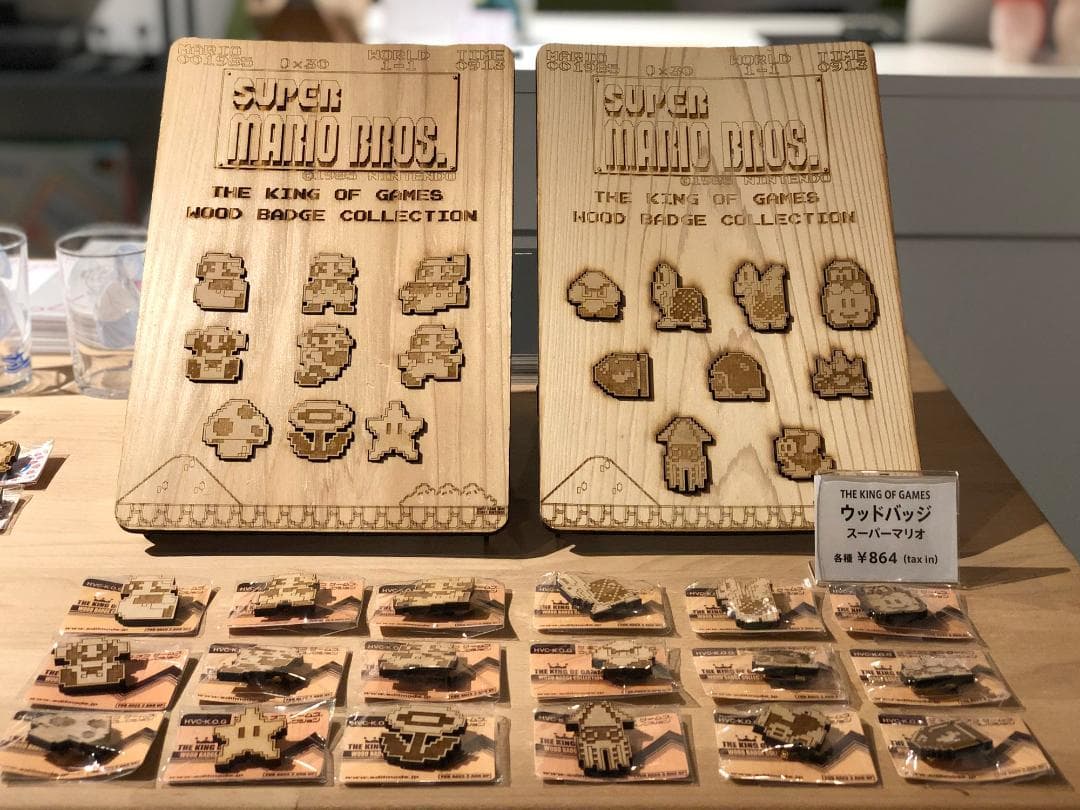 THE KING OF GAMES スーパーマリオ ウッドバッジ コレクション - メルカリ