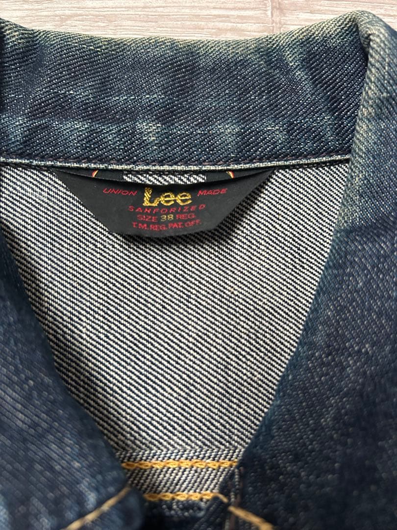 Lee 101J　60s 復刻 三角タグ デニムジャケット 38 濃紺 美品