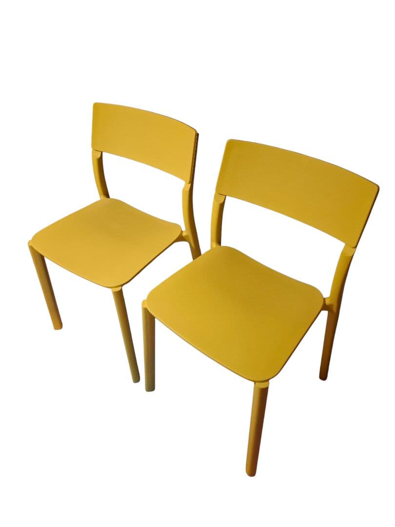 IKEA JANINGE ヤニンゲ チェア イエロー 2脚セット 廃盤