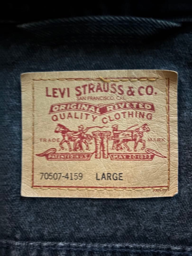 Levi's 70507-4159 MADE IN USA ブラック