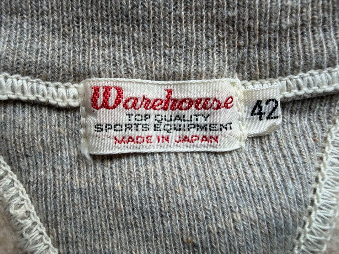 未使用品　WAREHOUSE スウェット403 “PEPPERS” サイズ42