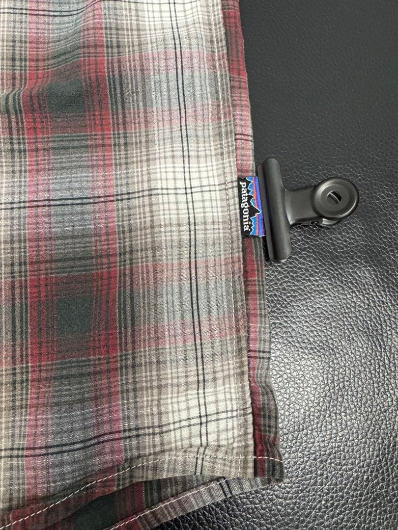 patagonia FA11 オンブレ チェックシャツ オーガニックコットン L