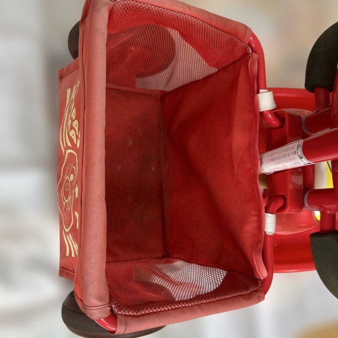 アンパンマン 三輪車 赤 日よけ付き - メルカリ