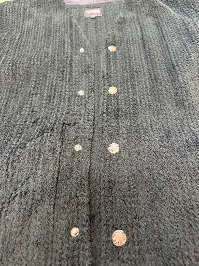 THE NORTH FACE ブラック ポーラテックフリースカーディガン L - メルカリ