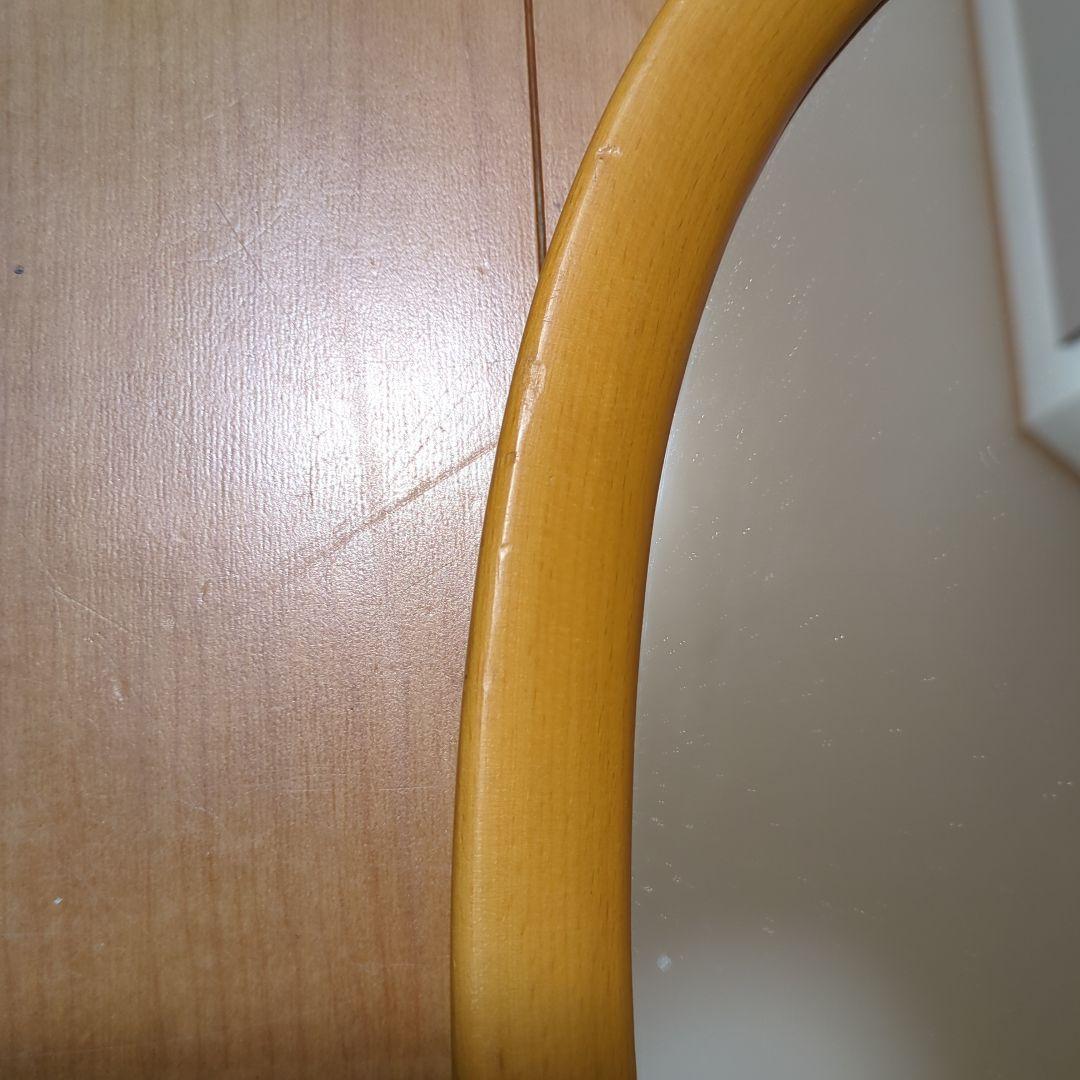 秋田木工　鏡　柳宗理　1980年代当時の物　ビンテージ