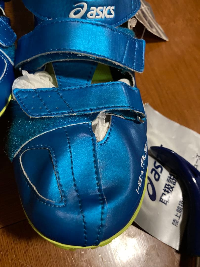 ASICS陸上スパイクHEATRUSH NS2TTP796 4301 付属品付き