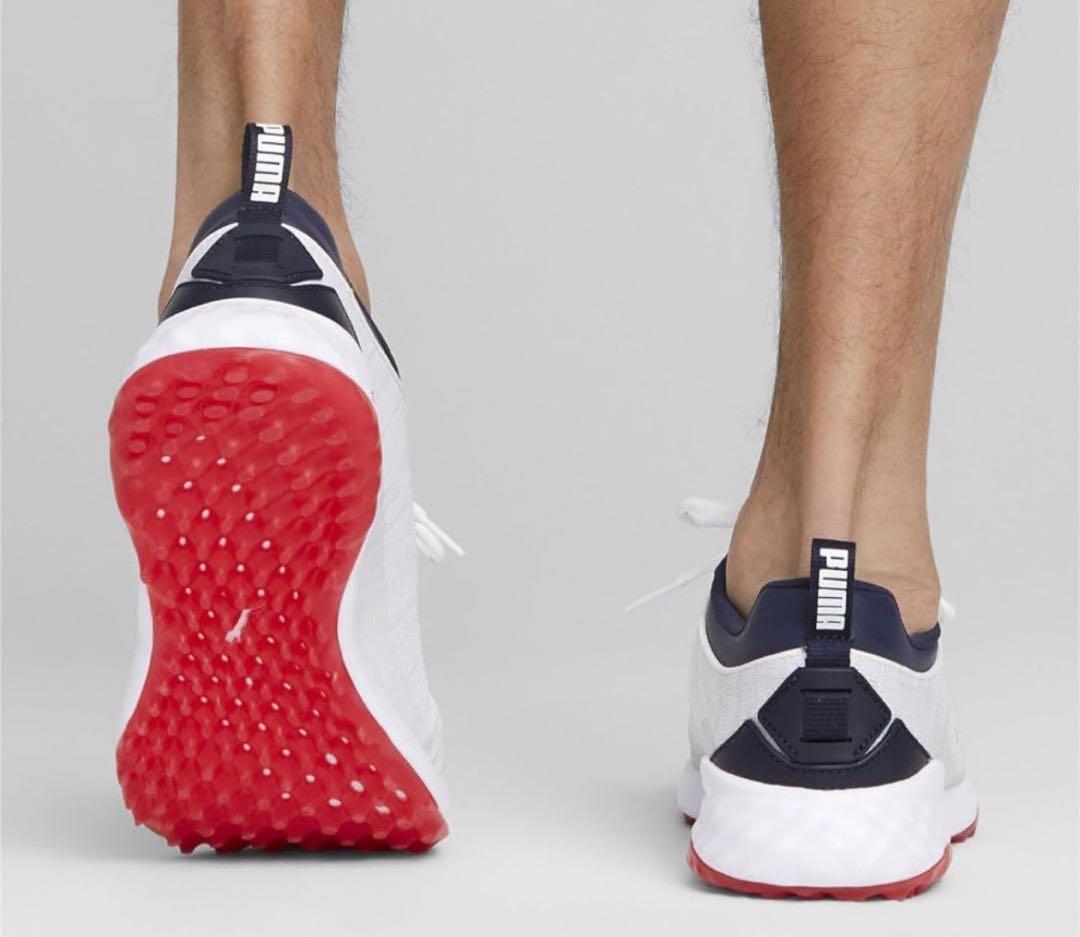 【新品未使用／30cm】PUMA ゴルフシューズ フュージョン スパイクレス防水