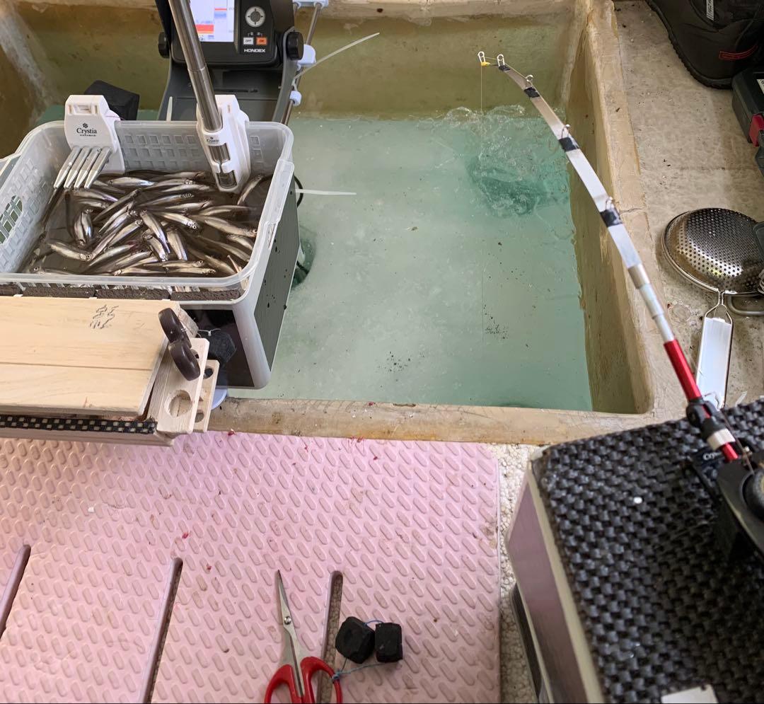 ワカサギステンレス穂先　　 全長約260ミリ　　２本