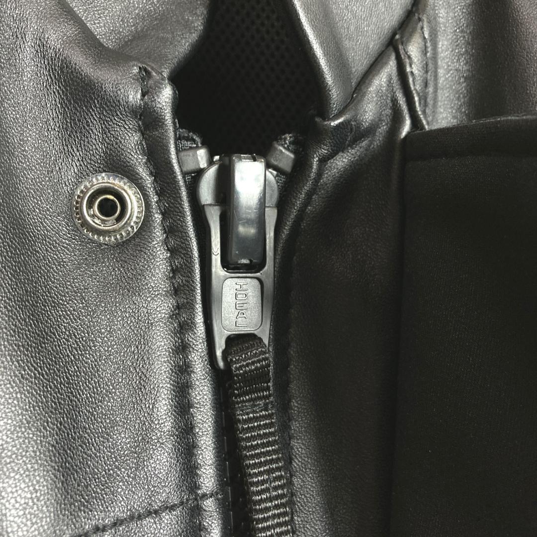 美品 アヴィレックス AVIREX ラムレザー コンバットベスト本革 黒色M