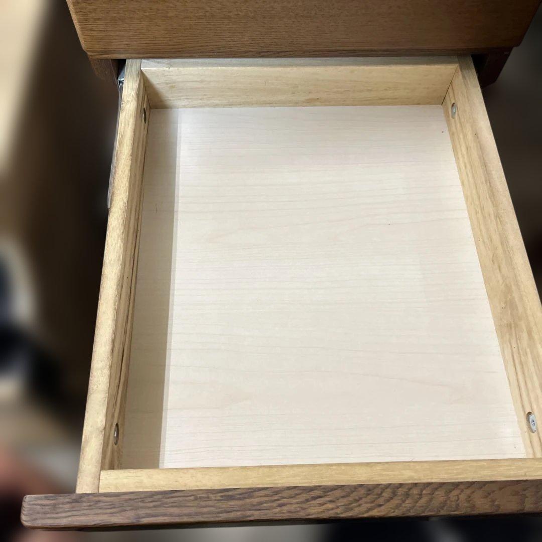 【KEYUCA】◇学習机セット◆ワゴン付き◇鍵付き◆