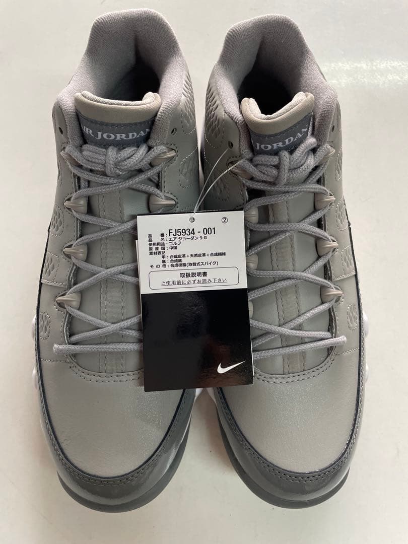 【697】NIKE AIR JORDAN 9 Golf Cool Grey 新品