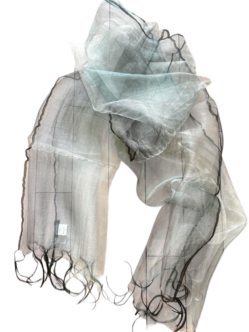 Faliero Sarti】極上シルク100% グラデーション 大判ストール