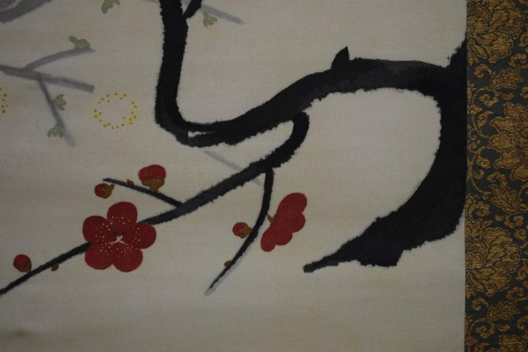 小林古径/紅白梅図/布袋屋掛軸HI-394の通販はau PAY マーケット - 輸入