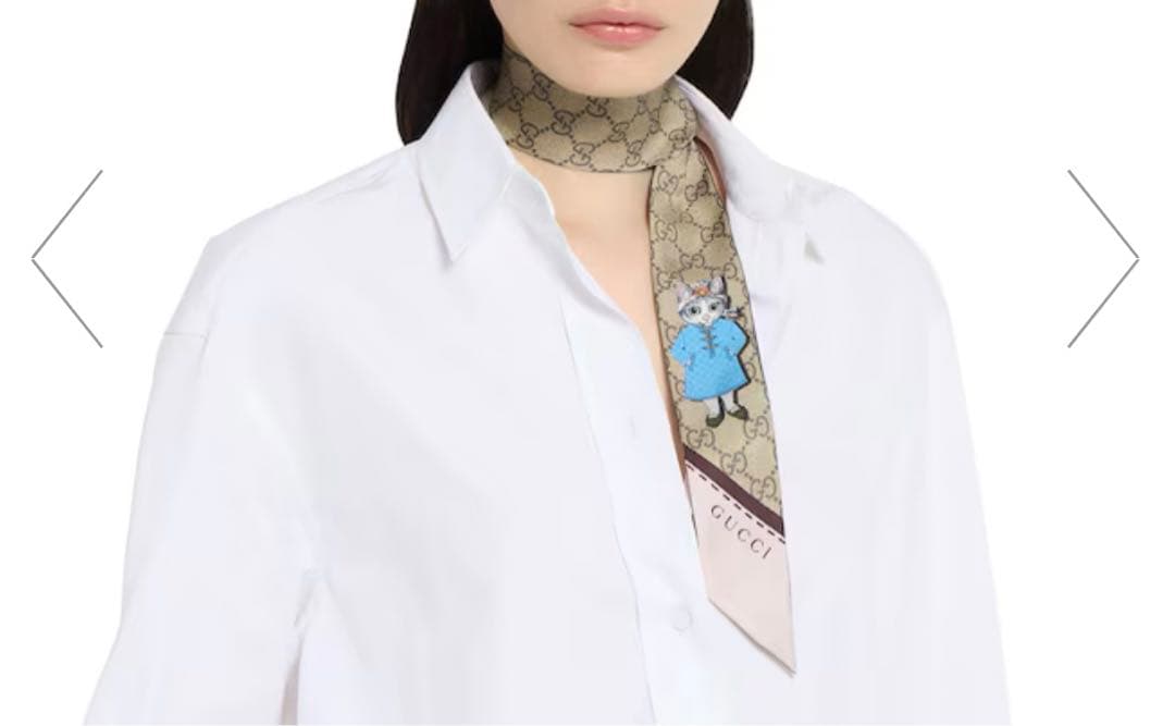 グッチ ヒグチユウコ シルク ネックボウ スカーフ Gucci - メルカリ