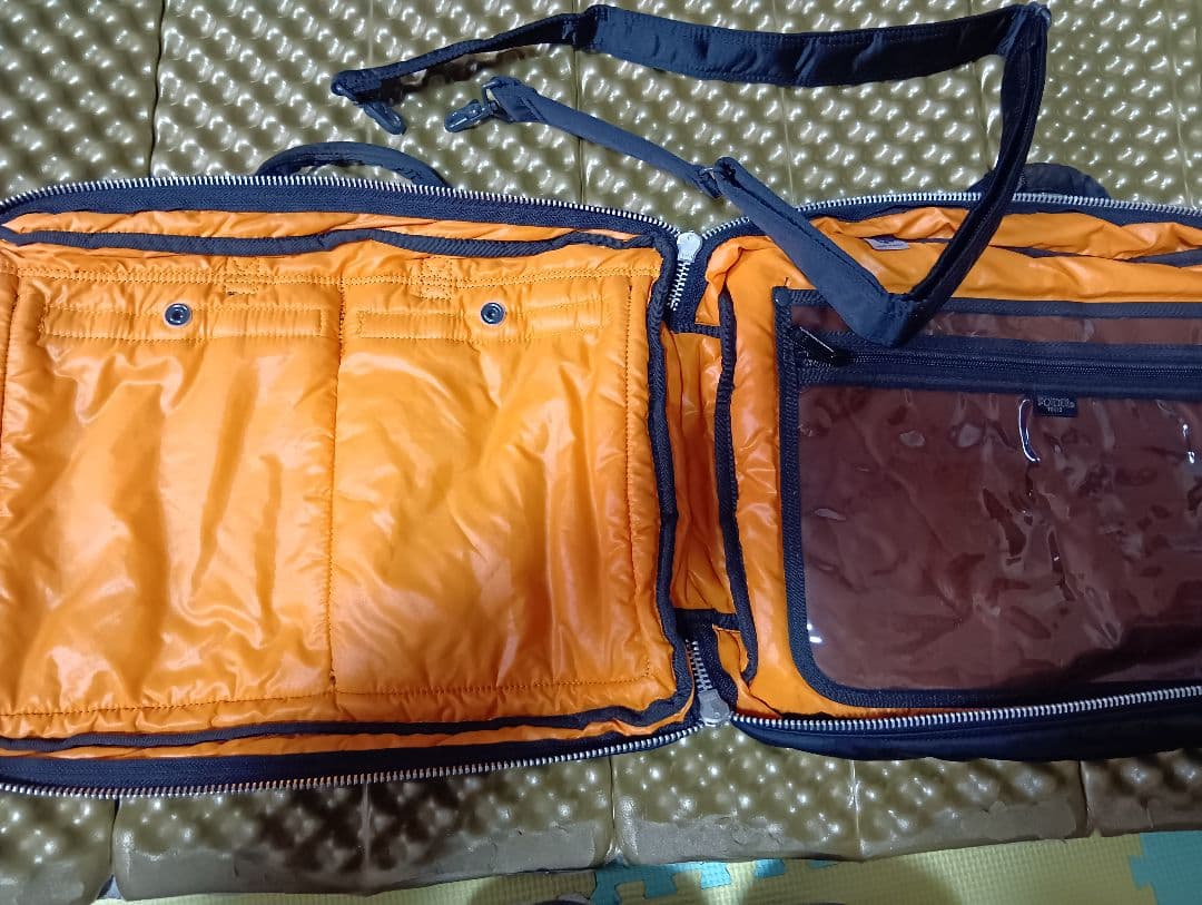 PORTER ブラック タンカー　リュック　ショルダーバッグ　3way