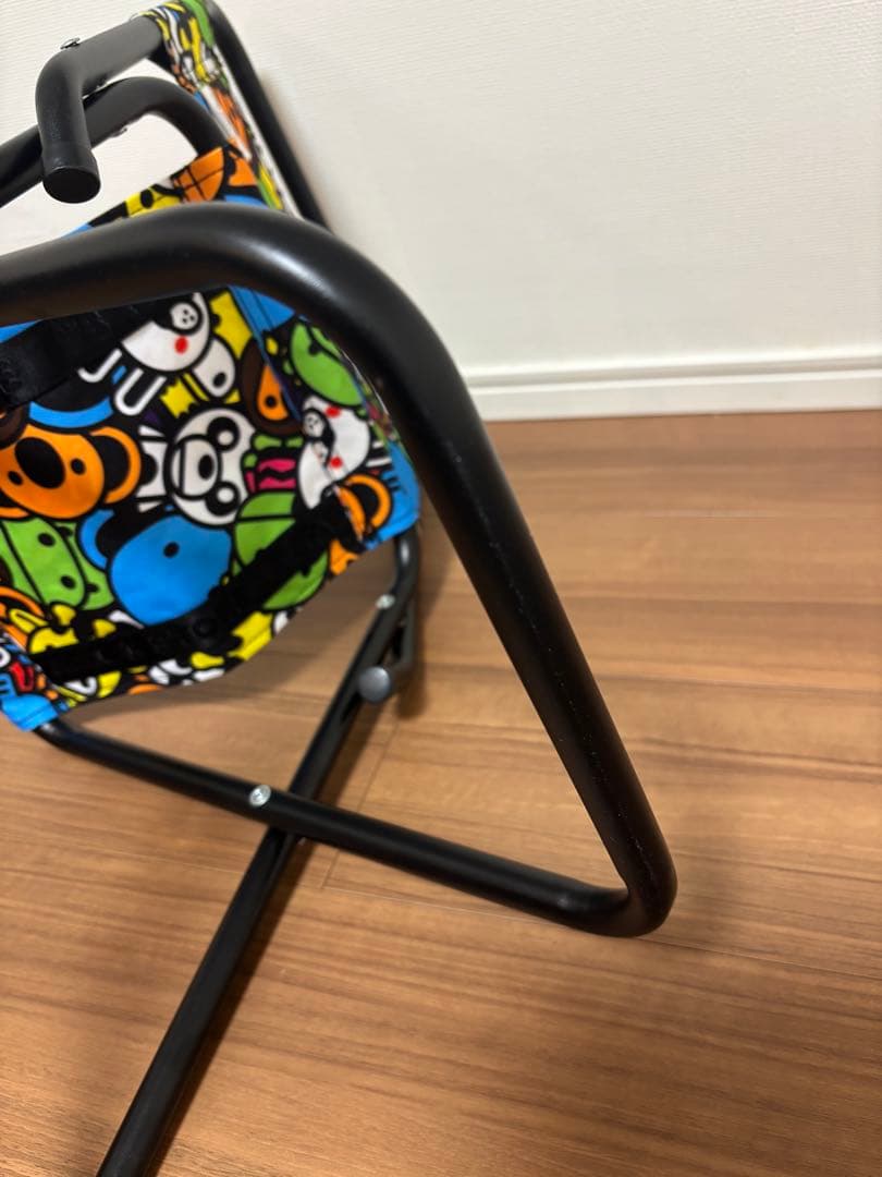BABY MILO 折りたたみチェア ベイプ 希少 キッズ アウトドア イス ②