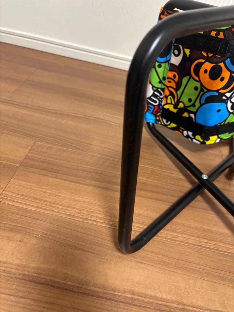 BABY MILO 折りたたみチェア ベイプ 希少 キッズ アウトドア イス ②