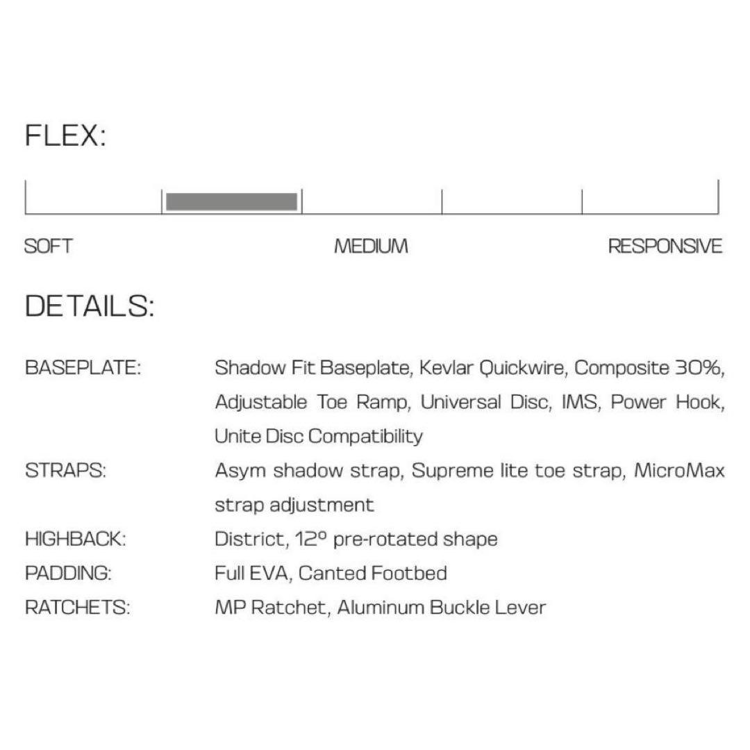 SALOMON DISTRICT ビンディング M STERLING BLUE