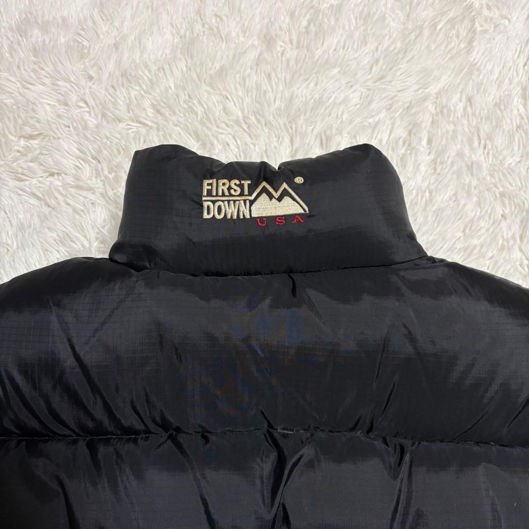 【美品】FIRSTDOWN ファーストダウン ダウンジャケット リバーシブル M